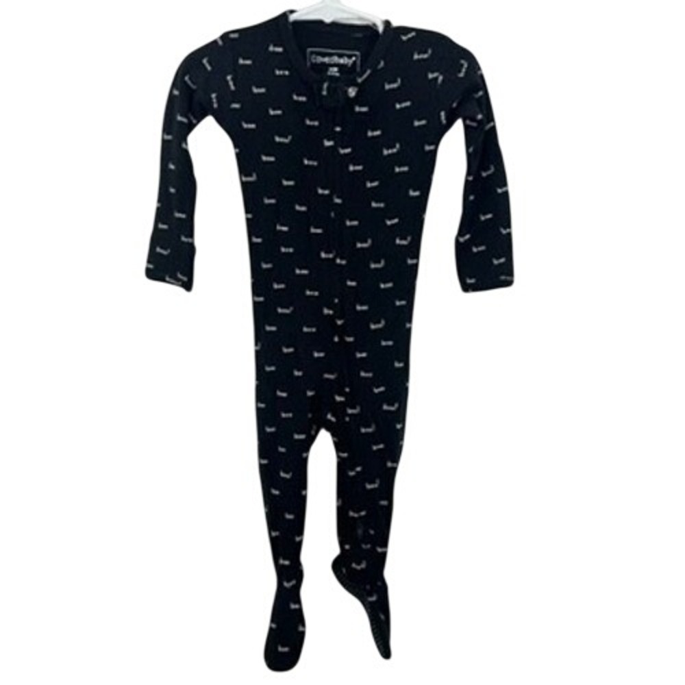 L'ovedbaby Halloween Boo Organic Cotton Footed Pajamas Size‎ 6-9 Months NEW